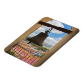 Klok in een kerktoren, Cuba Magneet (Linkerzijde)