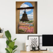 Klok in een kerktoren, Cuba Poster (Thuiskantoor)