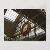 Klok in Great Hall Aankondigingskaart (Voorkant)