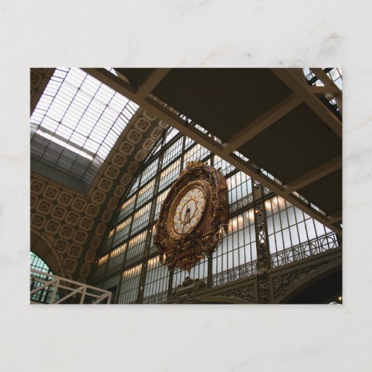 Klok in Great Hall Aankondigingskaart (Voorkant)