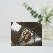 Klok in Great Hall Aankondigingskaart (Staand voorkant)