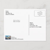 Klok in het centrum van Cape Girardeau Blank Post  Briefkaart (Achterkant)