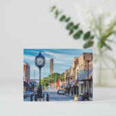 Klok in het centrum van Cape Girardeau Blank Post  Briefkaart (Staand voorkant)