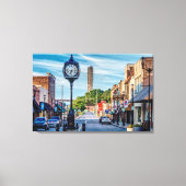 Klok in het centrum van Cape Girardeau Canvas Afdruk (Voorkant)