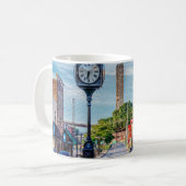Klok in het centrum van Cape Girardeau Koffiemok (Voorkant links)