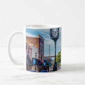Klok in het centrum van Cape Girardeau Koffiemok (Links)