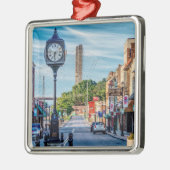 Klok in het centrum van Cape Girardeau Metalen Ornament (Links)