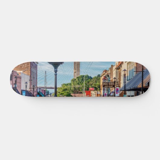 Klok in het centrum van Cape Girardeau Persoonlijk Skateboard (Horizontaal)