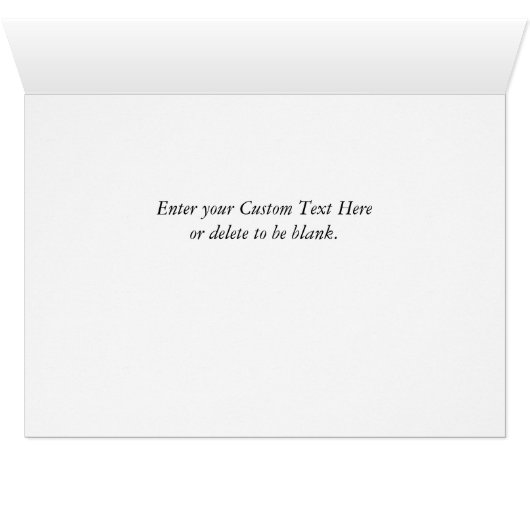 Klok in het centrum van het Wenskaart van Cape Gir (Binenzijde Horizontaal (Onderkant))