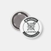 Klok In Klok Uit Embleem Magneet (Voorkant / Achterkant)
