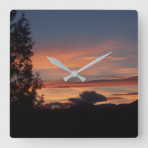 Klok in Morning Sky Square vorm
