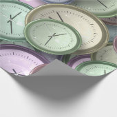 Klok Kantoor Werkschool Club Shop Crystal Cadeaupapier (Hoek)