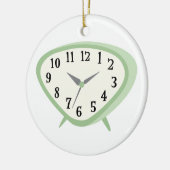 klok keramisch ornament (Links)