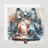 Klok Kerstkaart (Voorkant / Achterkant)