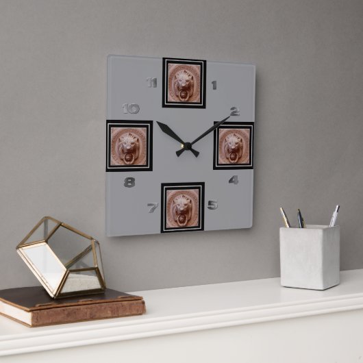 Klok - Knocker van de leeuwenkop (Kantoor)