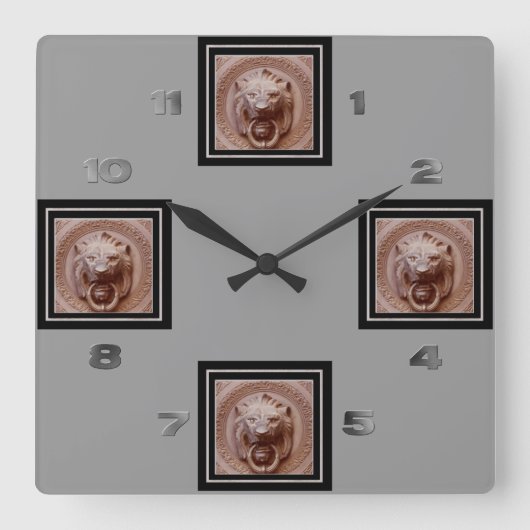 Klok - Knocker van de leeuwenkop (Voorkant)