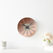 Klok - Koperketting en kralen (Huis)