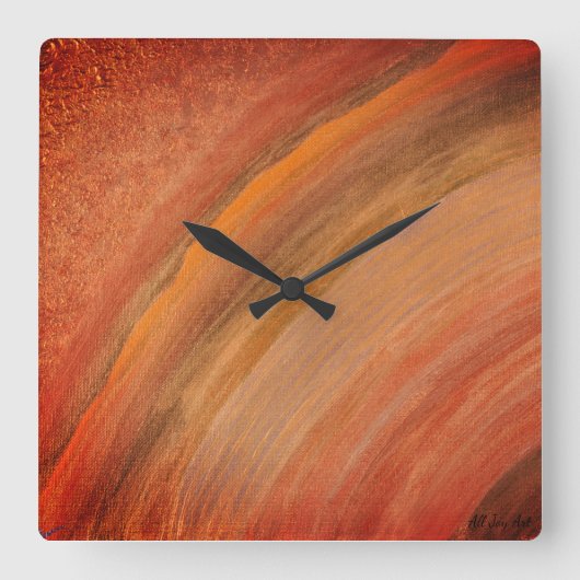 Klok "kostbare tijd" op All Joy Art (Voorkant)