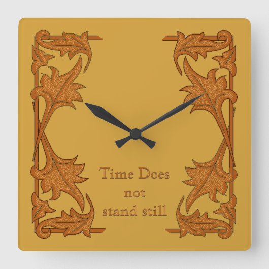 Klok - Leafy Brackets (Voorkant)