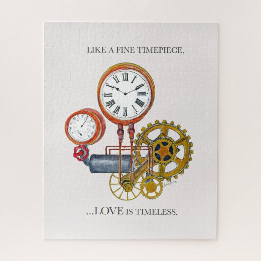  klok legpuzzel (Verticaal)