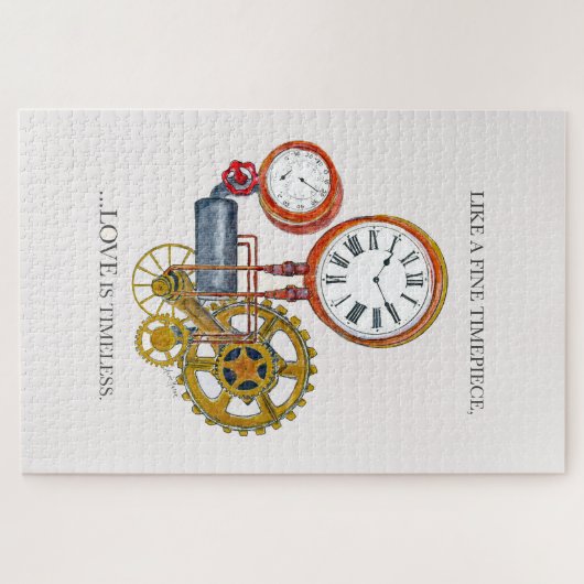  klok legpuzzel (Horizontaal)