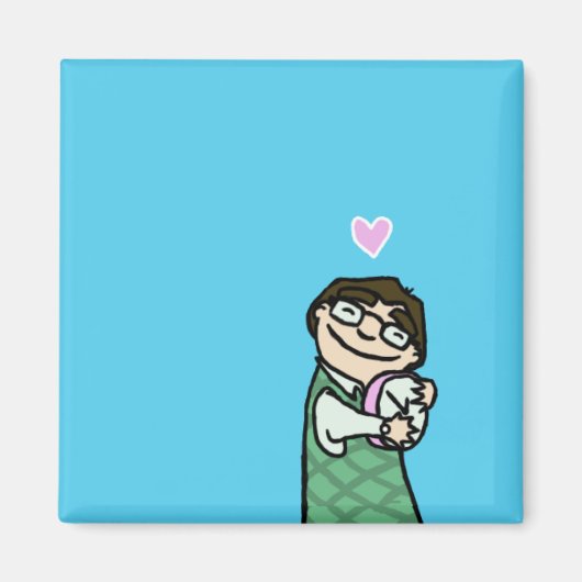 Klok Liefde magneet (Voorkant)