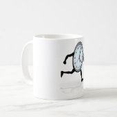 Klok lopende Mok (Voorkant links)