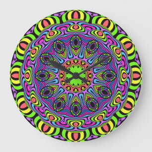 Klok Mandala - neon 1