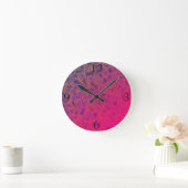 Klok met abstract ontwerp (Huis)