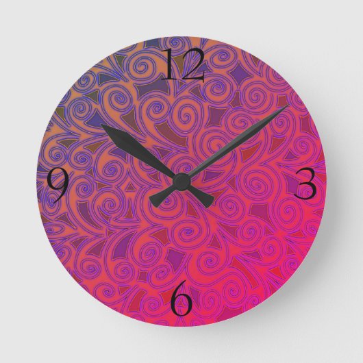 Klok met abstract ontwerp (Voorkant)