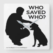 Klok met afdruk, die wie redde (Voorkant)