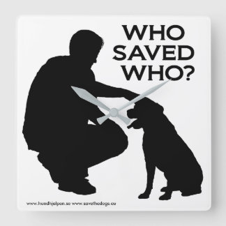 Klok met afdruk, die wie redde