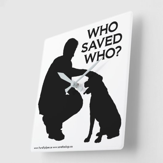 Klok met afdruk, die wie redde (Hoek)