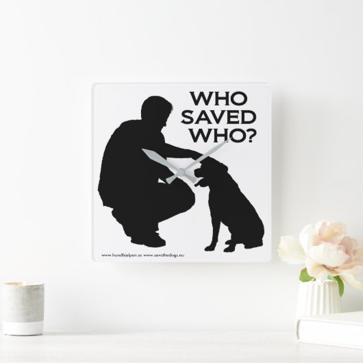 Klok met afdruk, die wie redde (Huis)