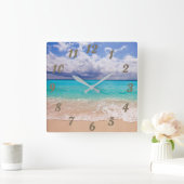 Klok met Beach Scene - Zeer relaxerend (Huis)