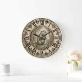 Klok met bever op de muur (Huis)