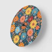 klok met bloemenpatroon (Hoek)