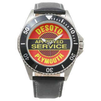 Klok met Desoto Plymouth goedgekeurde service-uiti Horloge