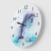 Klok met een mooie dolfijn (Hoek)