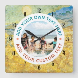 Klok met eigen foto en tekst – Gepersonaliseerd ca