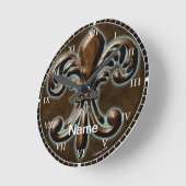 Klok met Fancy Fleur De Lis (Hoek)