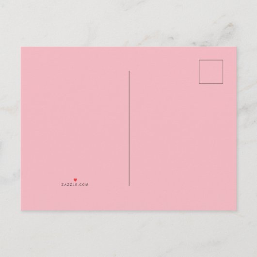  klok met Flowers Birthday Party Uitnodiging Briefkaart (Achterkant)