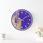 Klok met Gold Colored Leaves & Scales (Huis)