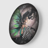 Klok met gotische sprookjesfantasie kunst Secret P (Hoek)