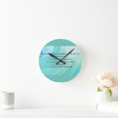 Klok met Italiaans verstandig gezegde (Huis)