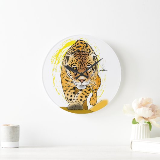 Klok met jaguar of geschilderde luipaard (Huis)