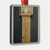 Klok met lange hoesjes, met enamel schilderen metalen ornament (Rechts)