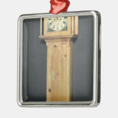 Klok met lange hoesjes, met enamel schilderen metalen ornament (Links)