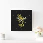 Klok met Leafy Zee Dragon Seahorse (Huis)