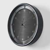 Klok met metalen wand (Hoek)